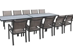 Salon de jardin repas extensible
