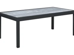 Salon de jardin repas extensible 