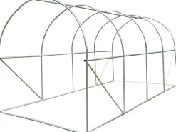 Serre tunelle de jardin 4,5 x 2 m "Lys" - 9 m² - 130g - Vert