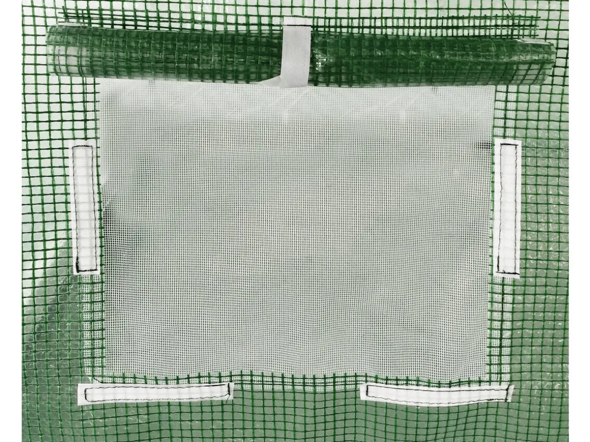 Serre tunelle de jardin 6 x 3 m "Lys" - 18 m² - 140g - Vert