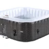 Spa Gonflable Nice en PVC - 6 places - Marron/Crème
