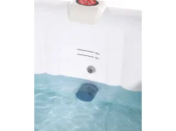 Spa Gonflable Nice en PVC - 6 places - Marron/Crème