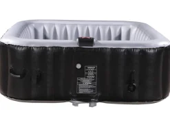 Spa Gonflable NICE en PVC - 6 places - Gris/Noir