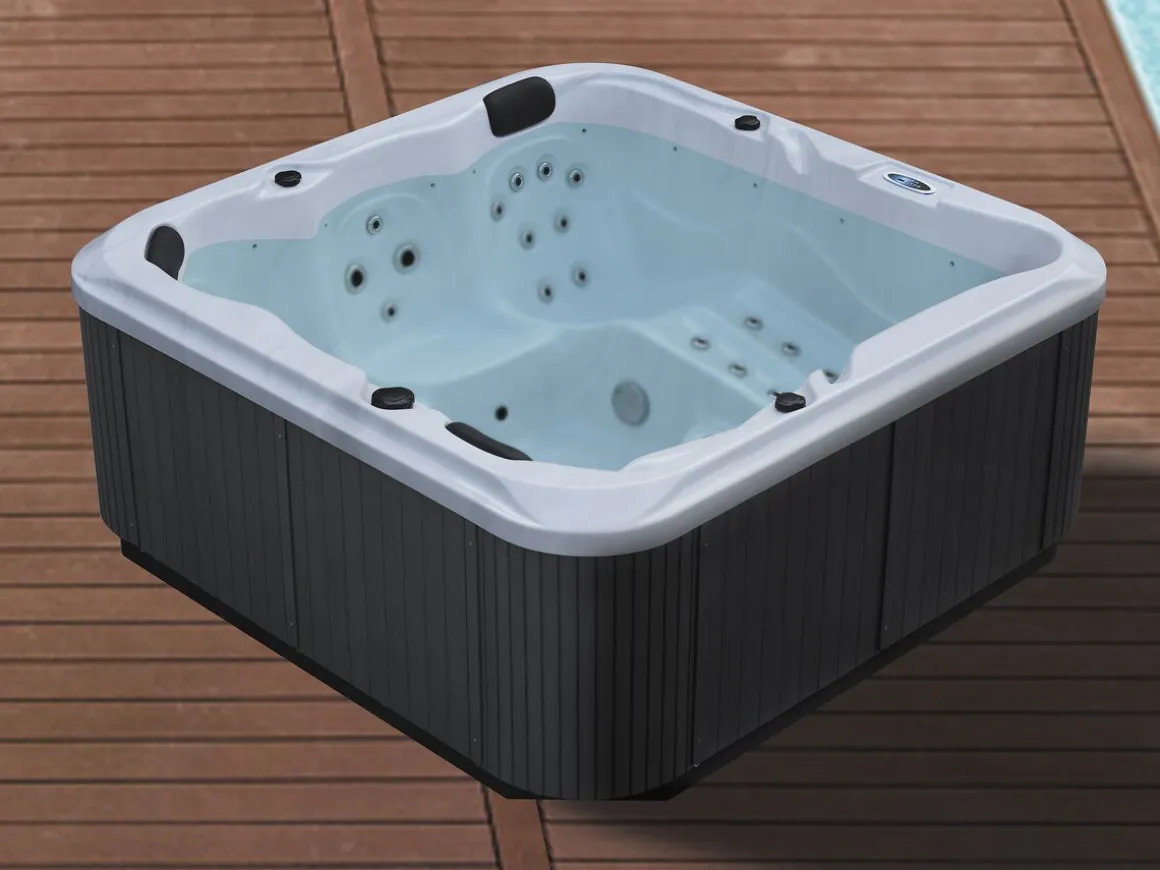 Spa led " Ornella " - 5 places - 2.15 x 2.15 x 0.88 m