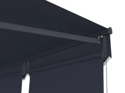 Store banne avec lambrequin en aluminium 2 x 3 m  "Shadow" - Gris anthracite