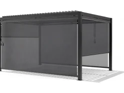 Store pergola bioclimatique - 277 x 208 cm - Gris anthracite