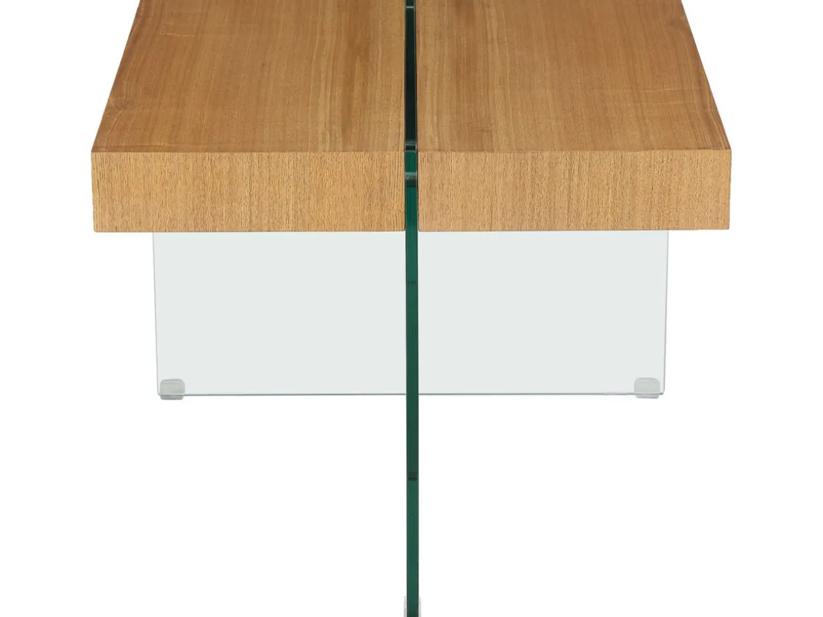 Table basse "Agrigento" - 60 x 60 x 50 cm - Finition chêne