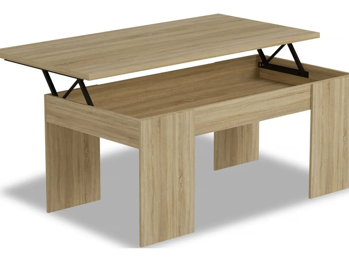 Table basse "Diana" - 102 x 50 x 43 cm - Chêne