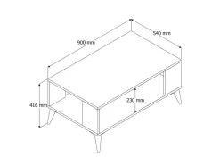 Table basse en bois