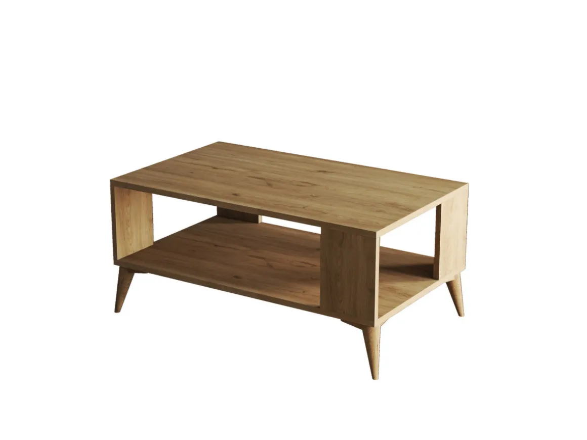 Table basse en bois "Authentic" - 90 x 41 x 54 cm - Marron