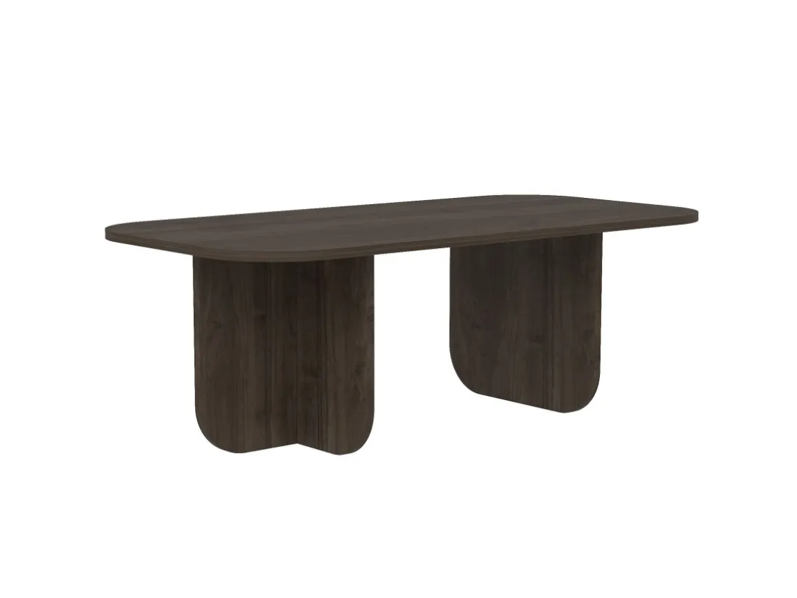 Table basse en bois "Becaj" - 120 x 60 x 41 cm - Noyer