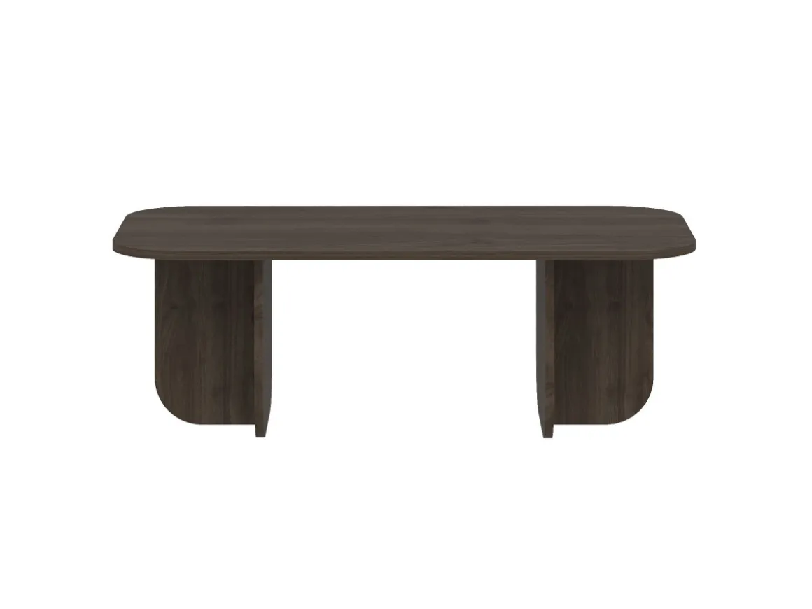 Table basse en bois "Becaj" - 120 x 60 x 41 cm - Noyer