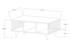 Table basse en bois 