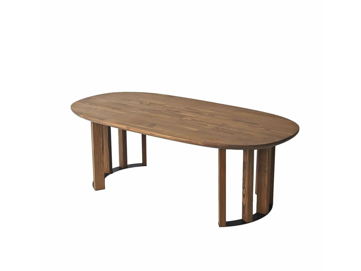 Table basse en bois "Elysia" - 120 x 60 x 40 cm - Marron