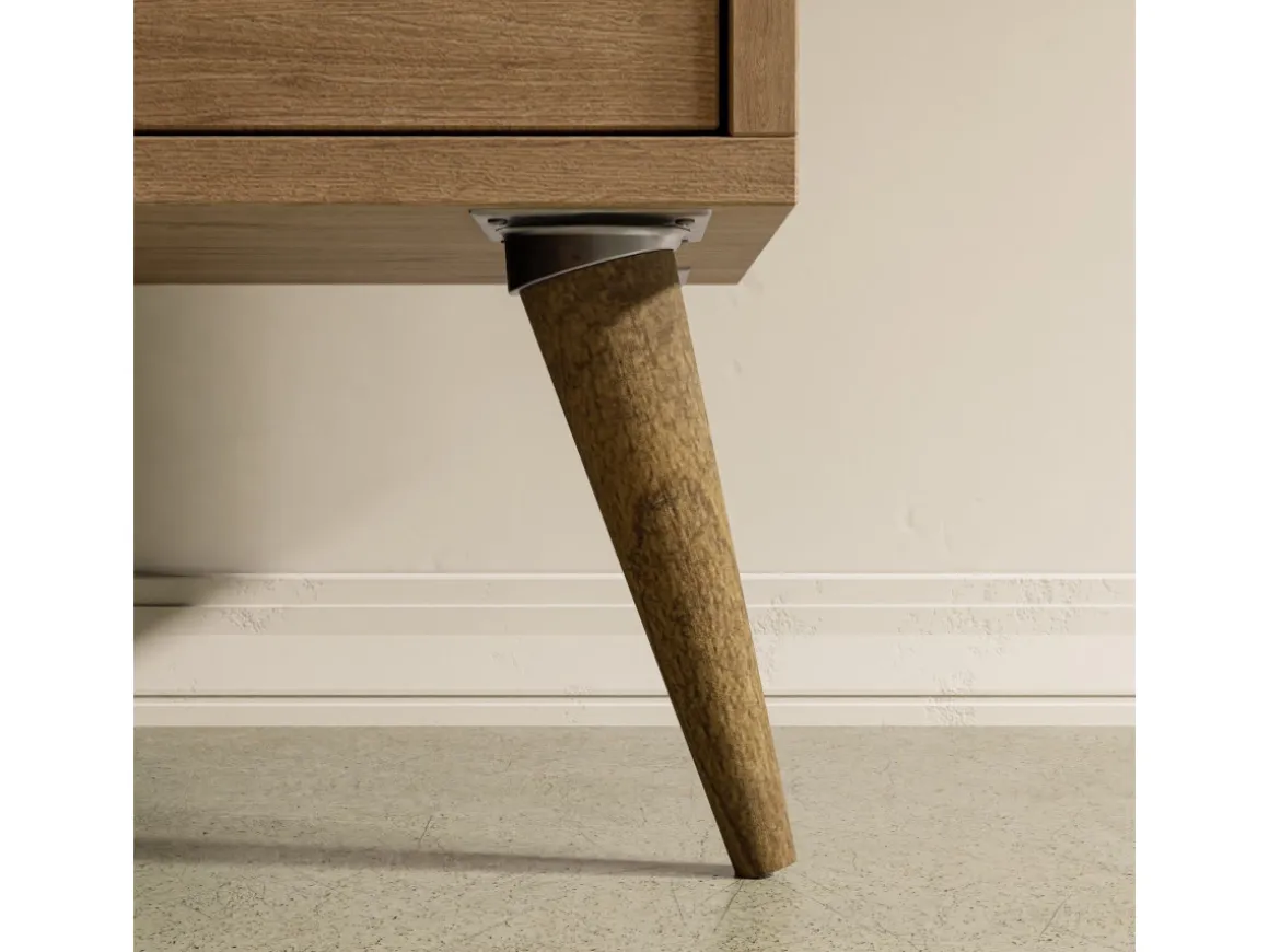 Table basse en bois "Exxen" - 90 x 41 x 54 cm - Marron