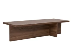 Table basse en bois "Harbor" - 120 x 45 x 30 cm - Noyer