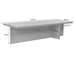 Table basse en bois 