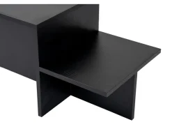 Table basse en bois "Harmony" 80 x 40 x 40 cm - Bois Noir