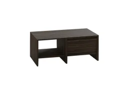 Table basse en bois "Laris" - 90 x 45 x 35 cm - Marron
