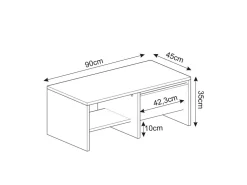 Table basse en bois 