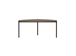 Table basse en bois "Lenny" - 90 x 89 x 40 cm - Noyer