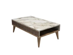 Table basse en bois "Milan" - 105 x 60 x 34 cm - NoyerBlanc