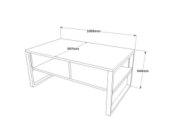 Table basse en bois 