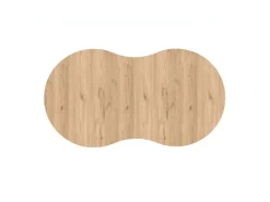 Table basse en bois "Moon" 99 x 54 x 45 cm - Chêne
