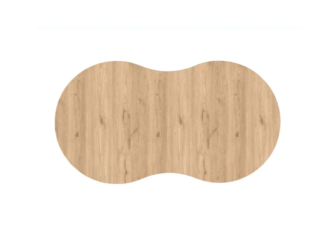 Table basse en bois "Moon" 99 x 54 x 45 cm - Chêne