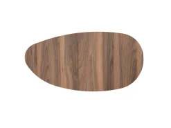 Table basse en bois "Nora" 100 x 50 x 45 cm - Noyer