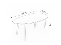 Table basse en bois 