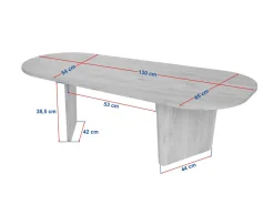 Table basse en bois 