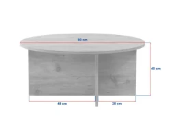 Table basse en bois 