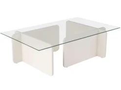 Table basse en verre