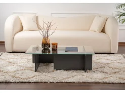 Table basse en verre 