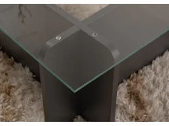 Table basse en verre 