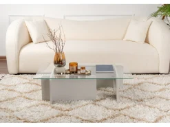 Table basse en verre 