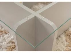 Table basse en verre 