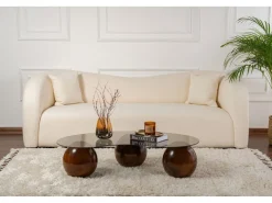 Table basse en verre 