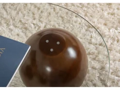 Table basse en verre 