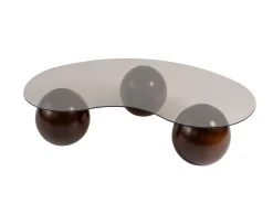 Table basse en verre 