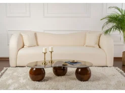 Table basse en verre 