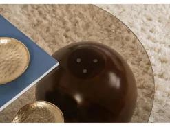 Table basse en verre 