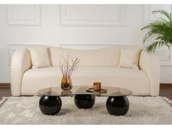 Table basse en verre 