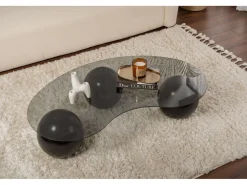 Table basse en verre 