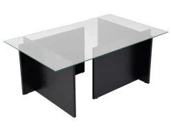 Table basse en verre 