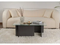 Table basse en verre