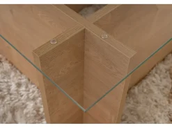Table basse en verre 
