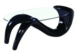 Table basse "Maya" - 127 x 65 x 46 cm - Noir