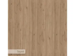 Table de chevet avec ampoule en bois
